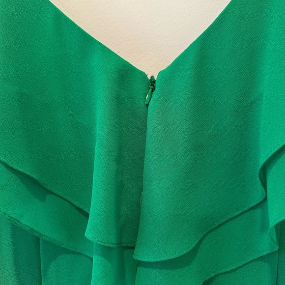 Badgley Mischka Green Cocktail Dress Formal Mother of the Bride Wedding Guest - Picture 9 of 15